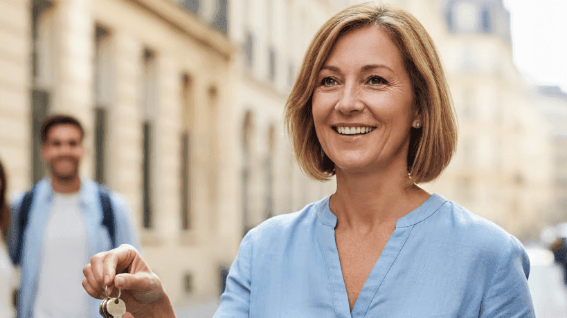 Une gérante de conciergerie épanouie au sein du réseau Hostcare.